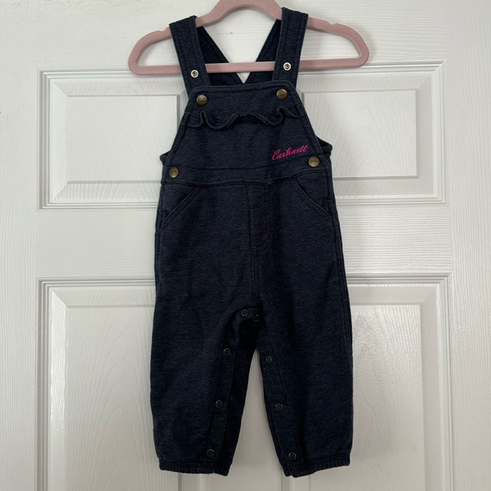 18m Carhartt Navy Blue Overalls